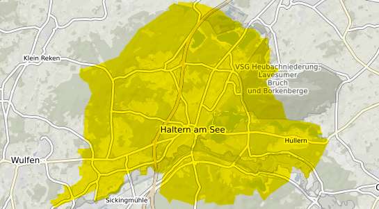 Immobilienpreisekarte Haltern am See